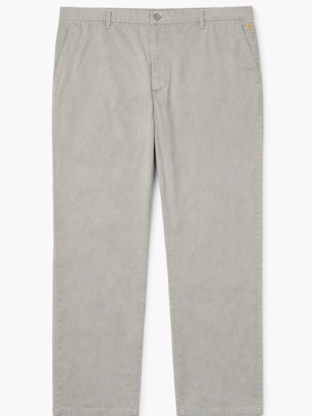 Men's Light Gray Dress Pants - Classic Straight Fit